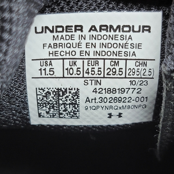 Under Armour UA Drive Fade Ultra Light Golf 3026922-001 Men\'s Size 11.5 New main image 9